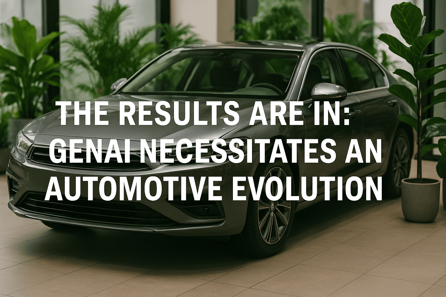 The Results Are In: GenAI Necessitates an Automotive Evolution